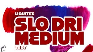 Liquitex Slo Dri Blending Medium Test [upl. by Ayaet]