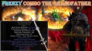 Diablo II Resurrected  Frenzy Barbarian The Grandfather Unique Combo Uber Tristram [upl. by Packston]