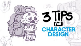 3 PRACTICAL Tips for Character Designing [upl. by Jason408]