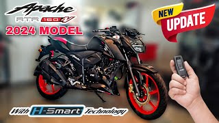 Tvs Apache 160 4V 2024 Model  Review  New Features  Mileage  Top Speed  Price  A2R motoride [upl. by Dennie537]