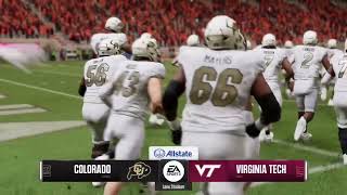 Virginia Tech Enter Sandman vs Colorado College Football 25 Should they add it shorts [upl. by Revert]