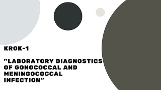 KROK1  Microbiology Virology and Immunology  Gonococcal and Meningococcal Infection [upl. by Yorled]