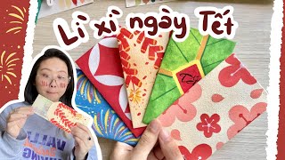 Hướng dẫn cách làm và vẽ trang trí bao lì xì ngày Tết  Beisme [upl. by Aihseyk]