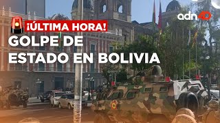 🚨¡Última Hora Golpe de estado en Bolivia ejército entra a Palacio Quemado [upl. by Laurella]