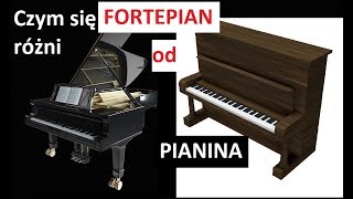 Czym się różni FORTEPIAN od PIANINA [upl. by Sylvia]