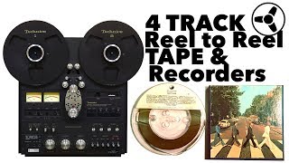 THE BEST SOUNDING FORMAT part I 4 Track Reel to Reel Tape amp Recorders [upl. by Reggy]