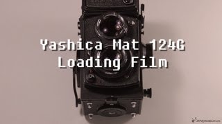 Yashica Mat 124G loading film HD [upl. by Enybor]