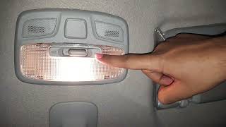 Roof Light Feature In Car  Welcome Feature [upl. by Dorella]