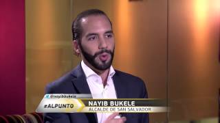 Jorge Ramos habla con el Alcalde de San Salvador Nayib Bukele Agosto 2015 [upl. by Yoshi]