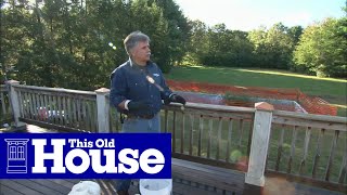 How to Clean and Restain a Deck  This Old House [upl. by Lindbom]