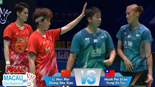 Li Wen MeiZhang Shu Xian vs Hsieh Pei ShanHung EnTzu  FINAL Macau Open 2024 [upl. by Gschu]