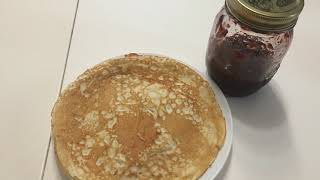 Ricetta di pancake proteici con il Bimby ricetta semplice da fare in casa [upl. by Iderf]