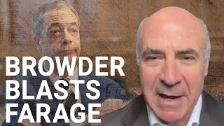 Complete nonsense  Bill Browder SLAMS Nigel Farage for justifying Putins invasion of Ukraine [upl. by Glimp]