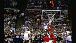 Ben Wallace Hyper Spikes Kenny Andersons Layup Attempt 2002 [upl. by Akoyn]