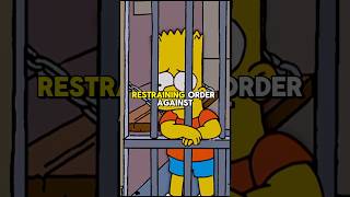 What Happens when Lisa files a restraining order against Bart thesimpsonsshorts thesimpsons [upl. by Noah]