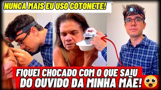 Nunca Mais eu Uso Cotonete Fiquei CHOCADO com o que Saiu do Ouvido da Minha Mãe 😲 [upl. by Alice67]