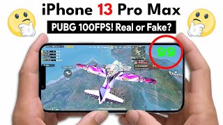 iPhone 13 Pro Max PUBG Test 2024 FPS Heat Battery Screen Recording [upl. by Bartko]