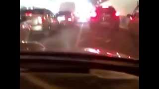 Insane Subaru driver crashed into a traffic jam part1 [upl. by Cleodel]