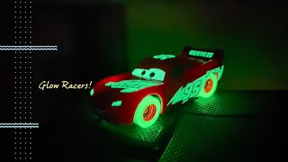 Disney Cars Mattel Glow Racers Playset [upl. by Namzed]