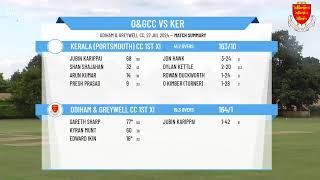 Odiham amp Greywell CC 1st XI v Kerala Portsmouth CC 1st XI [upl. by Agarhs]