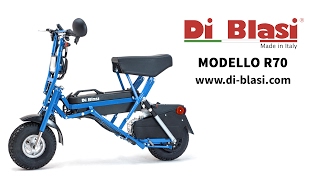 Folding electric moped R70 Di BLASI [upl. by Yhtomit]