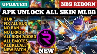 NBS REBORN 2024 LATEST VERSION  INJECTOR ML  APK UNLOCK ALL SKIN MOBILE LEGENDS [upl. by Kelcie]