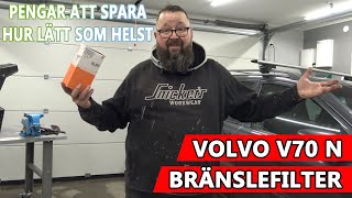 Byta Bränslefilter  Volvo V70N [upl. by Kieger]