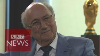 Sepp Blatter FULL interview  BBC News [upl. by Vonny]