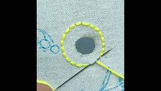 Learn to fix a hole in clothes Hand embroidery for beginners shorts short [upl. by Akkahs]