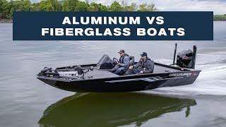 Aluminum vs Fiberglass Boat Bass Fishing [upl. by Jerry]