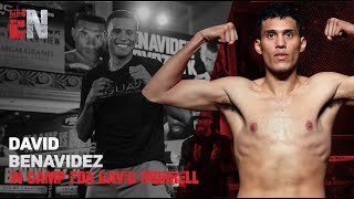 DAVID BENAVIDEZ IN CAMP FOR DAVID MORRELL  ESNEWS BOXING [upl. by Eimmas]