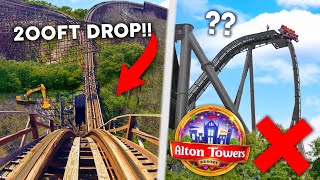 Alton Towers rides that were NEVER BUILT [upl. by Dolloff]