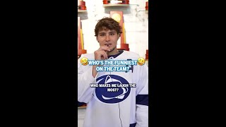 Whos the Funniest on the Team  Penn State Hockey [upl. by Attenaz]