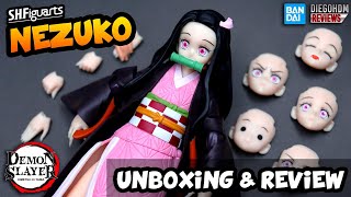 NEZUKO SH Figuarts Demon Slayer Unboxing e Review BR [upl. by Oludoet994]