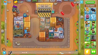 Scrapyard hard half cash Bloons TD 6 [upl. by Tewfik]