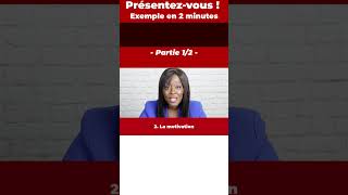 Présentez vous partie 12 question en entretien dembauche [upl. by Aneger455]