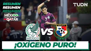 Resumen y goles  México vs Panamá  ELIMINATORIA Qatar 2022  TUDN [upl. by Owades207]