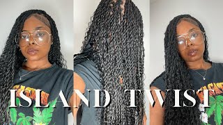 How To Do Island Twist  Boho Senegalese Twist Tutorial [upl. by Erimahs286]