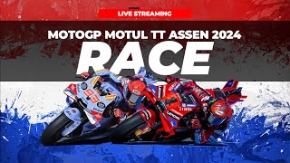 LIVE Race MotoGP Moto2 Moto3 TT Assen 2024 Timing On Board [upl. by Nanyt846]