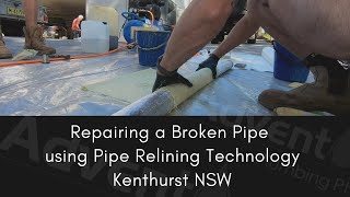 What is pipe relining How Sydney Plumbers repair pipes without digging up landscaping and driveways [upl. by Amada603]