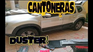 INSTALACION MOLDURAS DUSTER  CANTONERAS RENAULT DUSTER DACIA  DUSTER LODERAS CANTONERAS MOLDURAS [upl. by Tyson842]