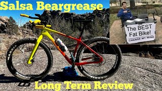 Salsa Beargrease 18 month Review and Mods  Fat Bike [upl. by Eerej]