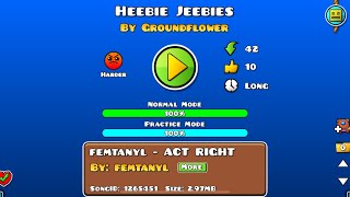 Heebie Jeebies by GDGroundflower  Geometry Dash 78 [upl. by Thibaut]