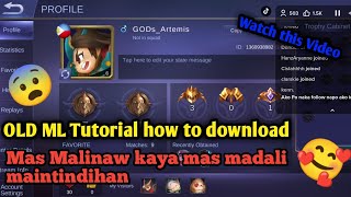 OLD ML APK Tutorial How to Download ❤️ [upl. by Carine]