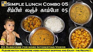 079 Lunch Combo 05 Nagercoil Special தண்டுகீரை புளிக்கறி Thandu Keerai PulikariPotatoFry [upl. by Dnomyar]