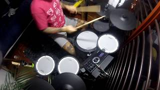 The Weeknd  Blinding Lights EDrumCover Miguel Ortiz quotTitiquot [upl. by Gine]