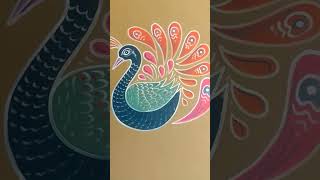 Rajsthani mandna painting youtubeshort art video [upl. by Thom265]