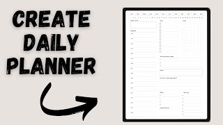 How To Create Your Own Daily Planner In Canva [upl. by Nosloc]