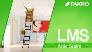 FAKRO attic ladders  LMS USA [upl. by Constantin]