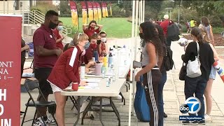 SoCal college students return to campuses with new COVID rules  ABC7 Los Angeles [upl. by Rad]